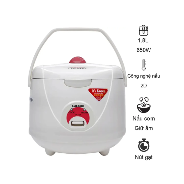 Nồi cơm nắp gài Cuckoo 1.8 lít CR-1021